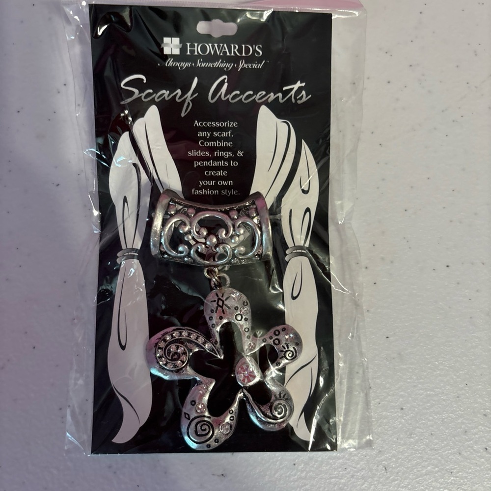 Collection of Silver Scarf Accents